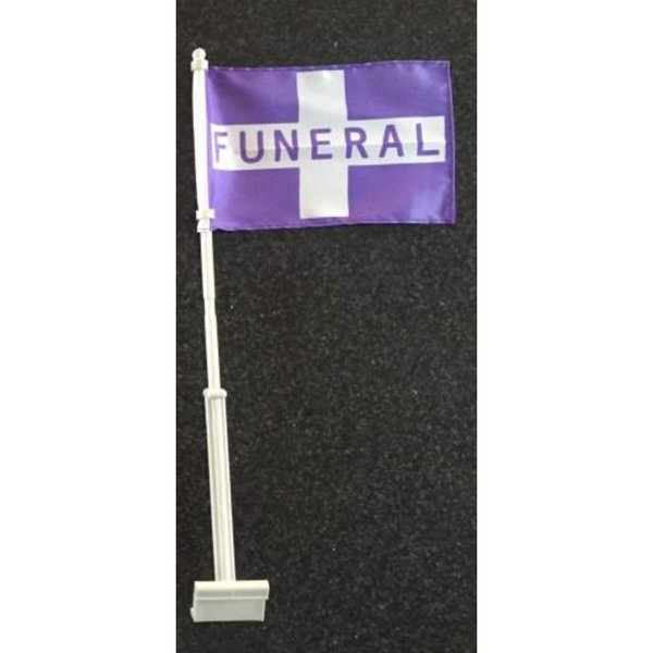 Afs Clip on Window Flag: Purple Banner ( 5711065
